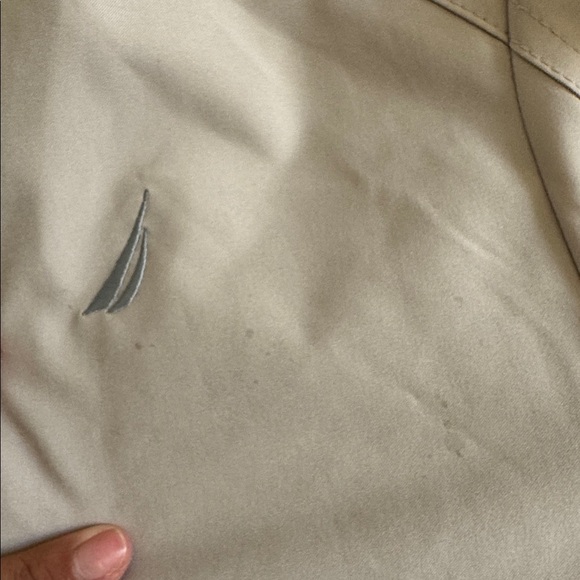 Nautica Beige Zip Up Bomber Jacket Men’s Casual Lightweight Coat - Picture 6 of 11